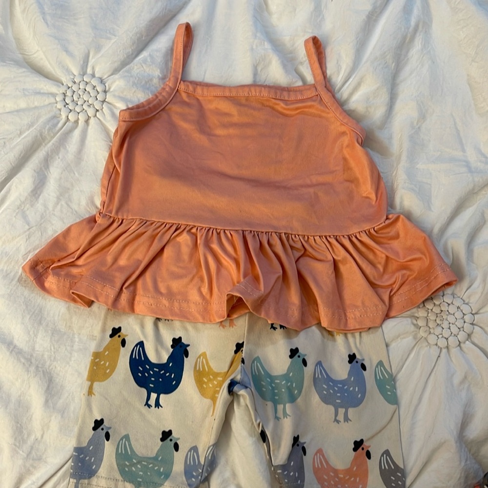 Adorable chicken outfit